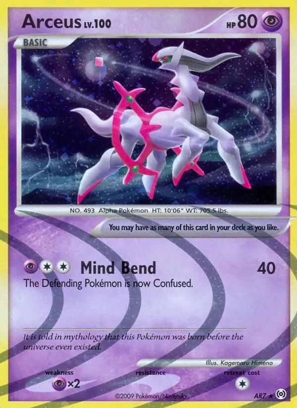 Arceus Arceus card
