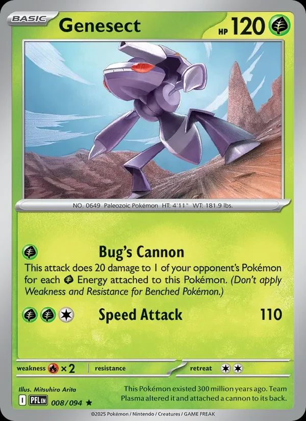 Genesect Phantasmal Flames card
