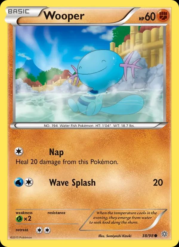 Wooper Ancient Origins card