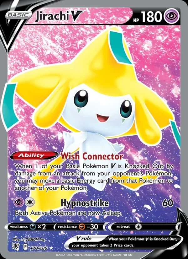 Jirachi V Astral Radiance card