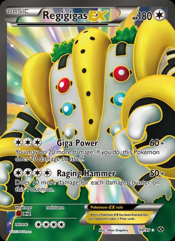 Regigigas EX Next Destinies card