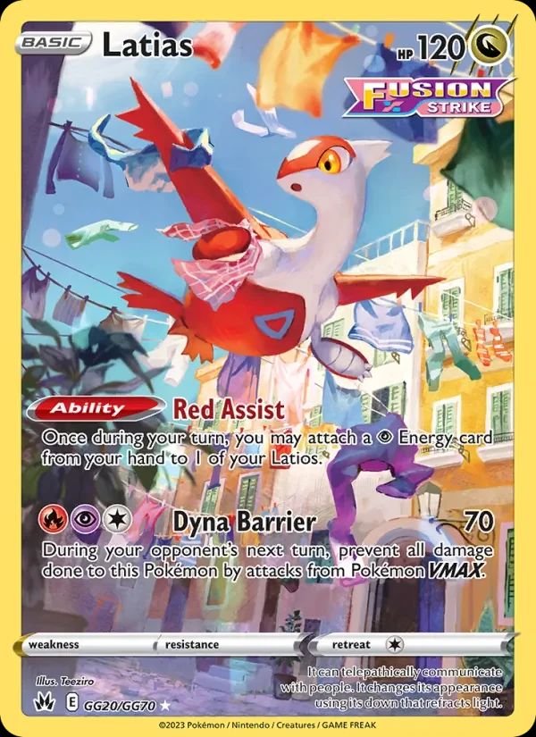 Latias Crown Zenith card