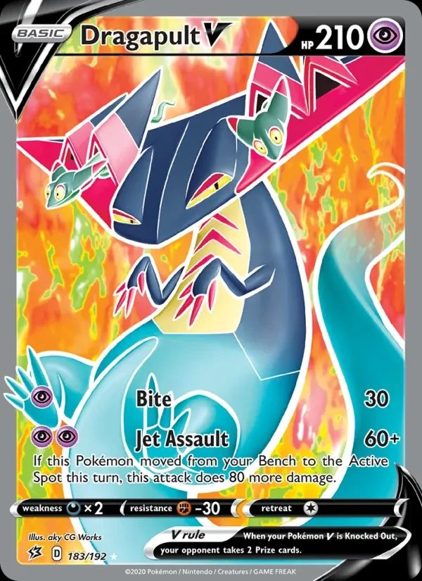Dragapult V Rebel Clash card