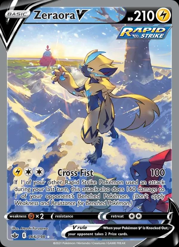 Zeraora V Chilling Reign card