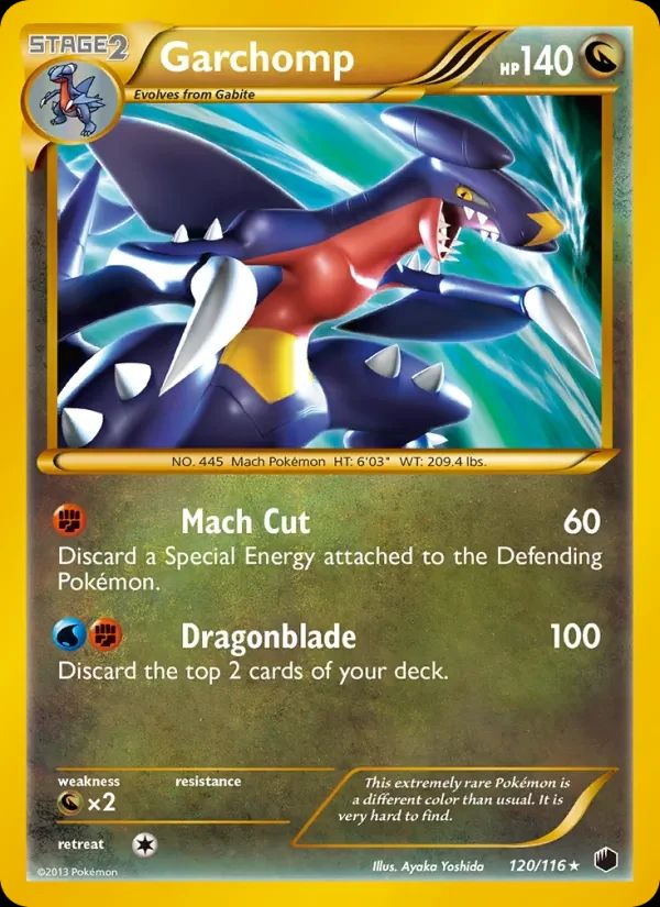 Garchomp Plasma Freeze card
