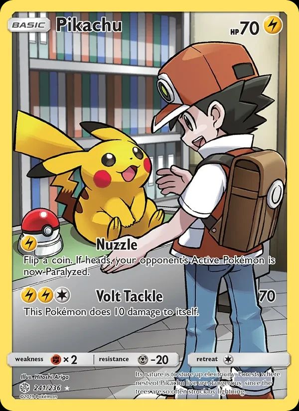 Pikachu Cosmic Eclipse card