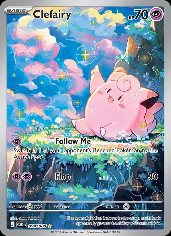 Clefairy Perfect Order card