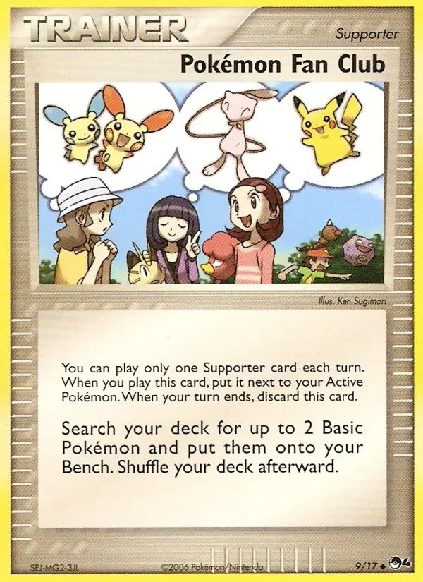 Pokemon Fan Club POP Series 4 card
