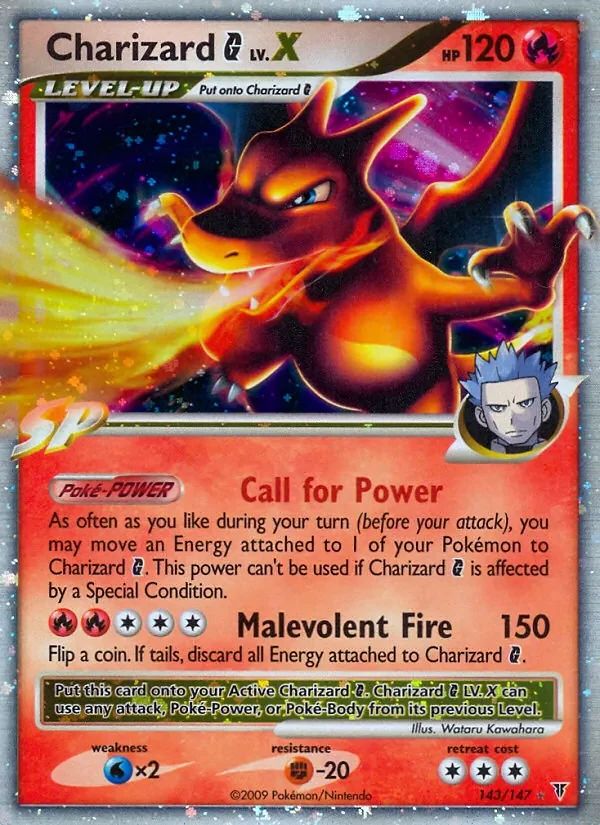 Charizard G LV. X Supreme Victors card