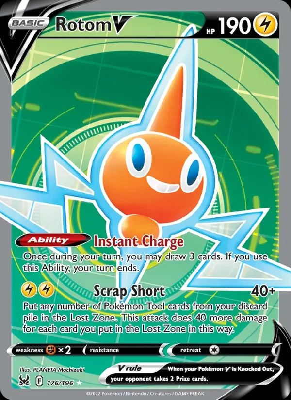 Rotom V Lost Origin card