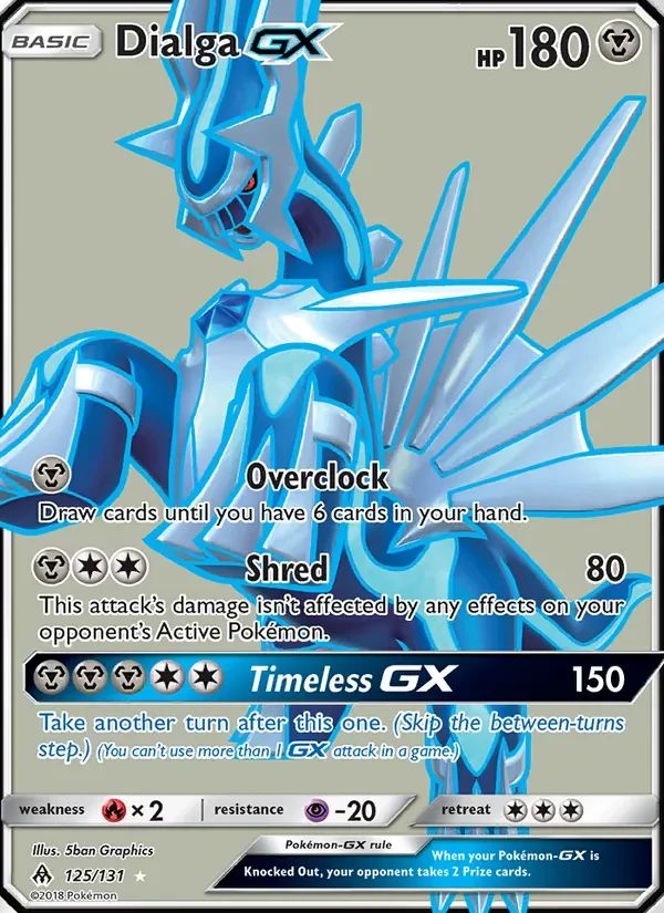 Dialga-GX Forbidden Light card