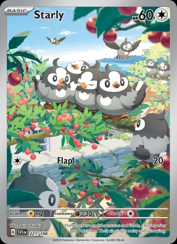 Starly Scarlet & Violet card