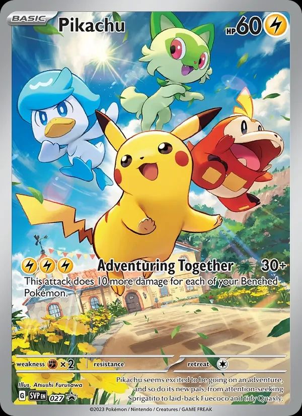 Pikachu SVP Black Star Promos card
