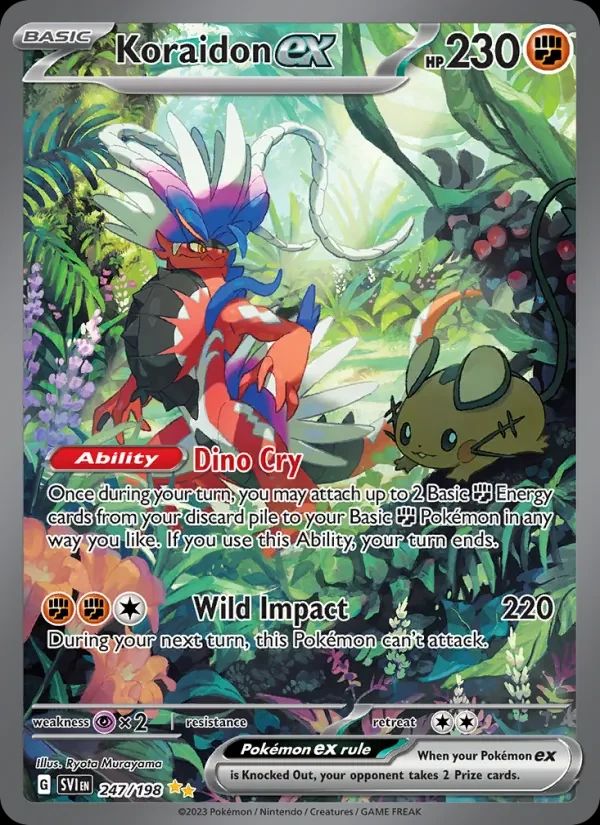 Koraidon ex Scarlet & Violet card