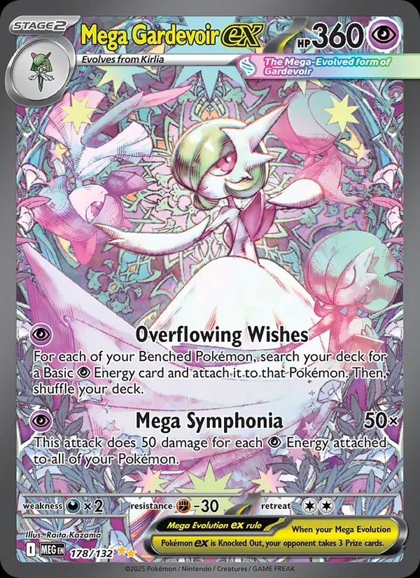 Mega Gardevoir ex Mega Evolution card