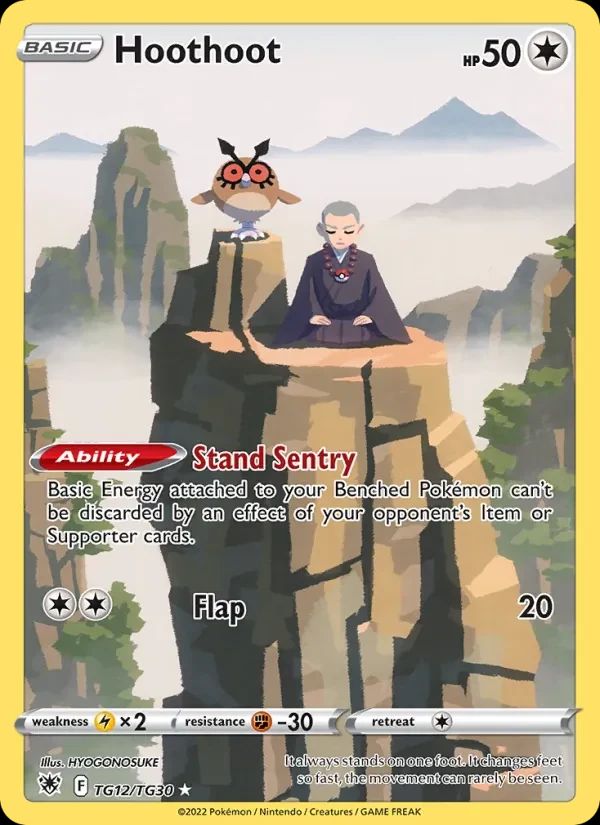 Hoothoot Astral Radiance card