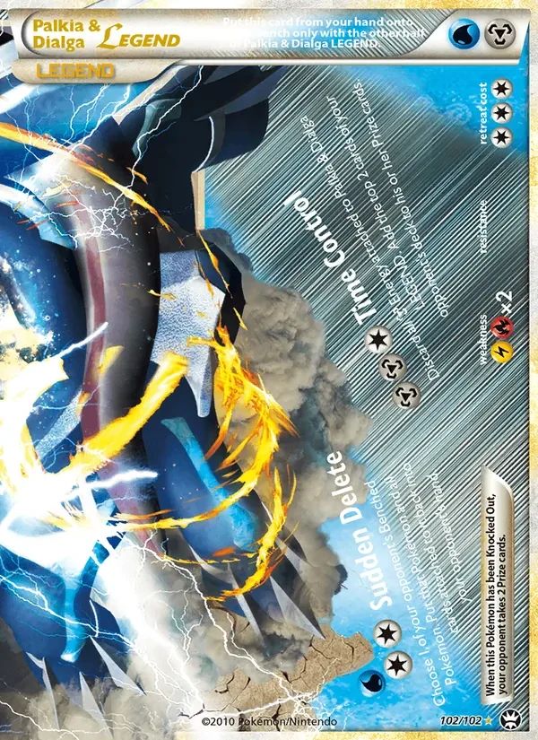 Palkia & Dialga LEGEND Triumphant card
