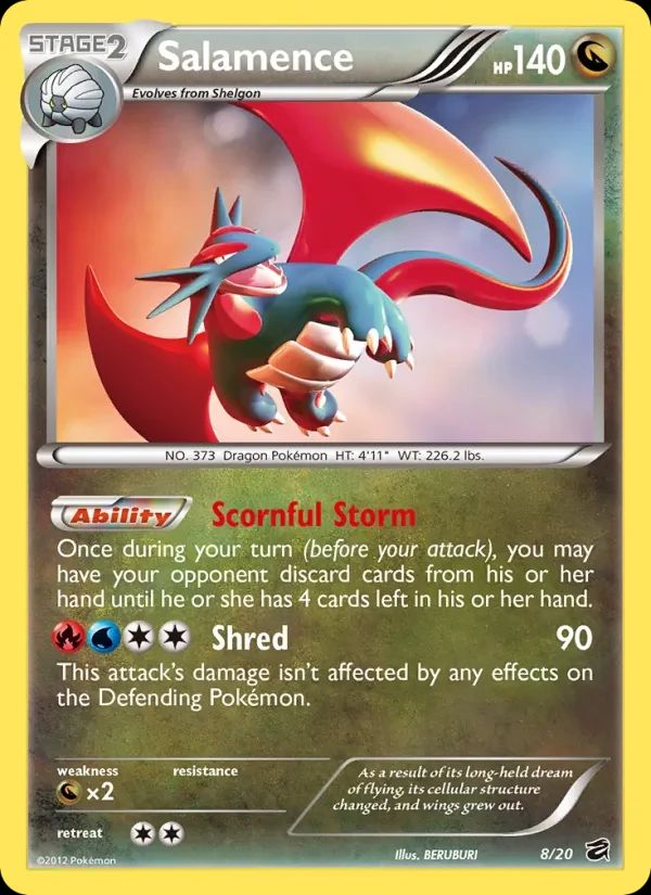 Salamence Dragon Vault card
