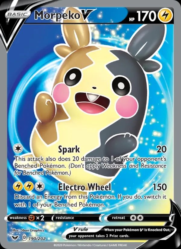 Morpeko V Sword & Shield card