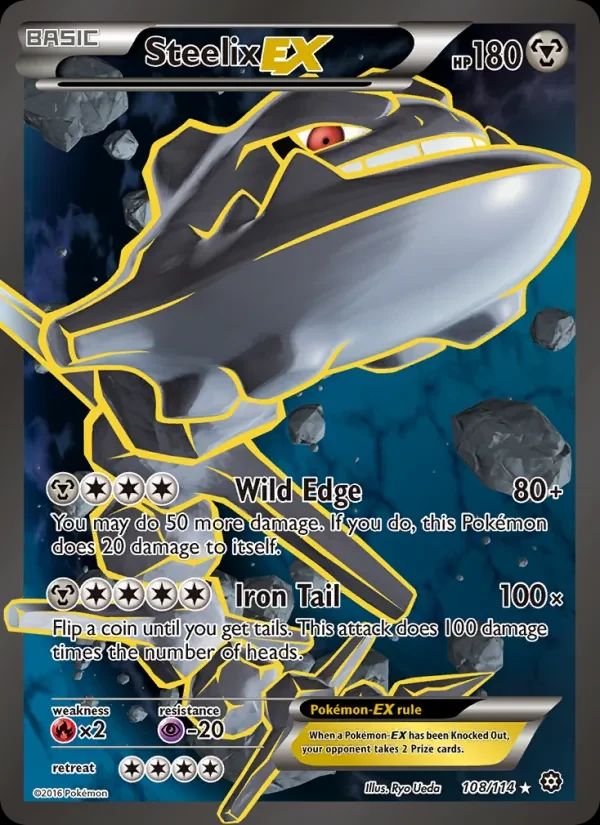 Steelix EX Steam Siege card