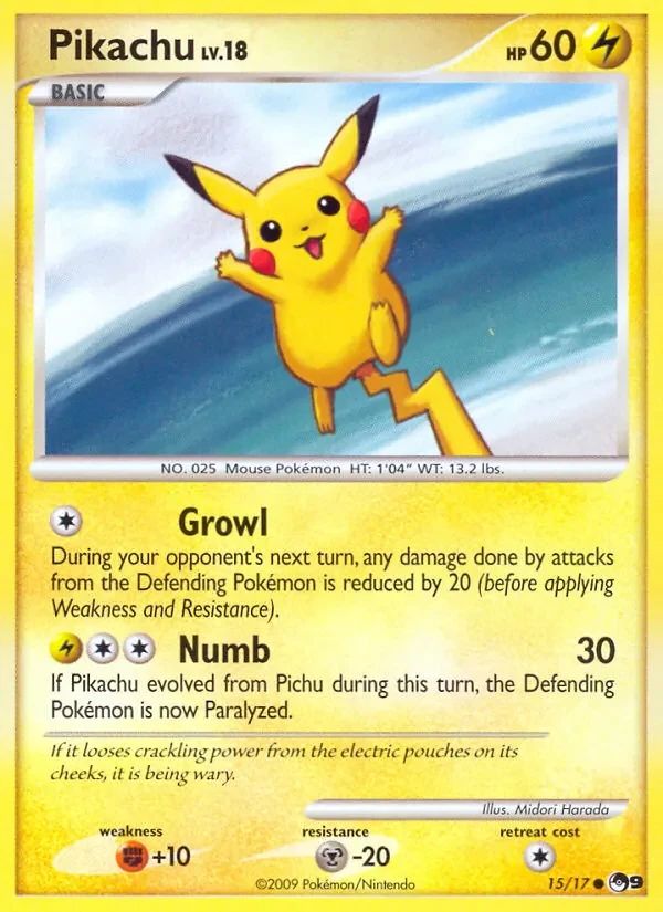 Pikachu POP Series 9 card