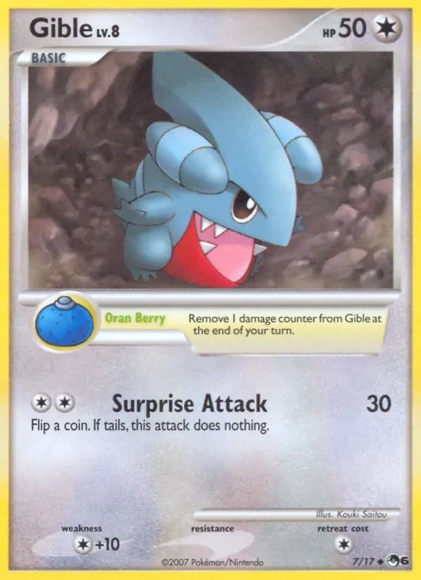 Gible POP Series 6 card
