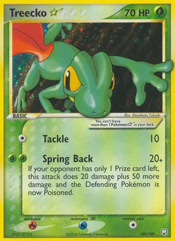 Treecko EX Team Rocket Returns card