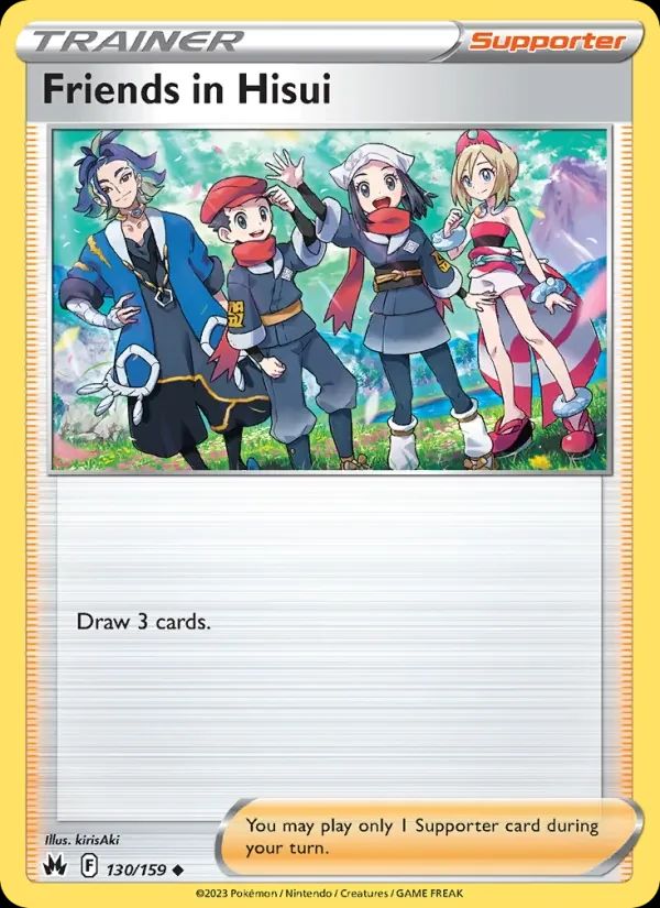 Friends In Hisui Crown Zenith card