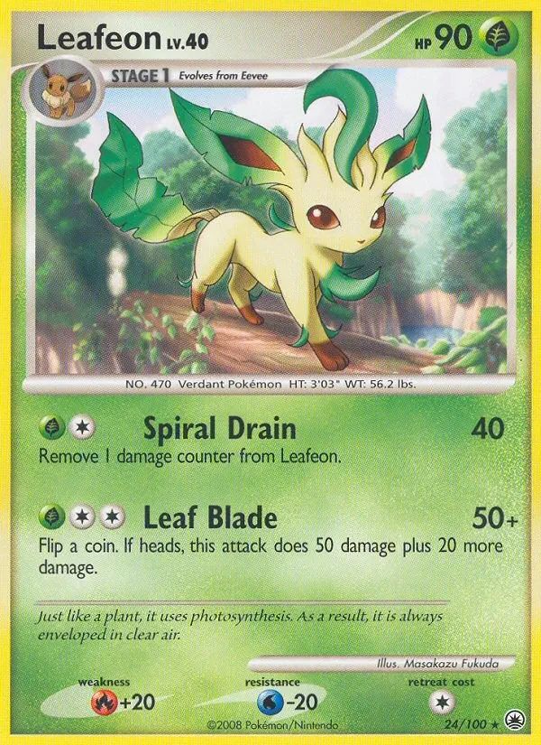 Leafeon Majestic Dawn card