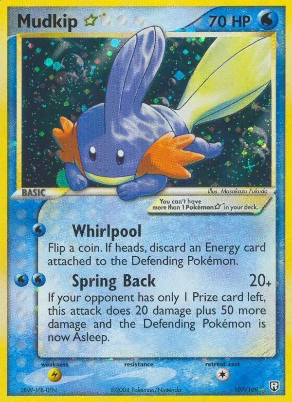 Mudkip EX Team Rocket Returns card