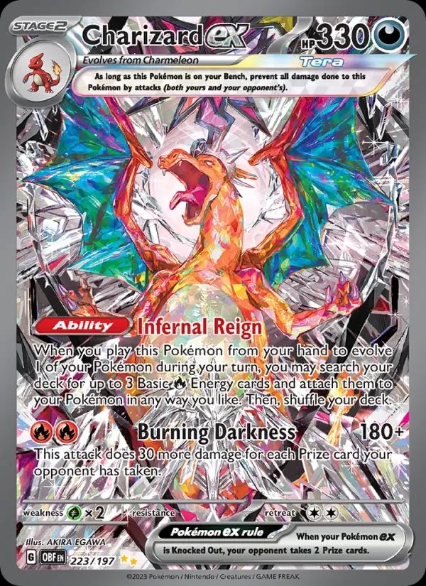Charizard ex Obsidian Flames card
