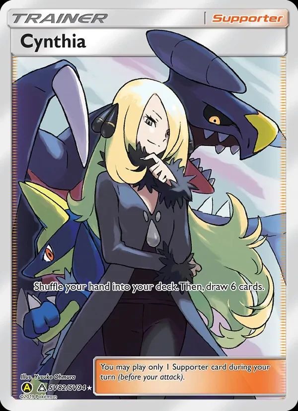 Cynthia Hidden Fates card