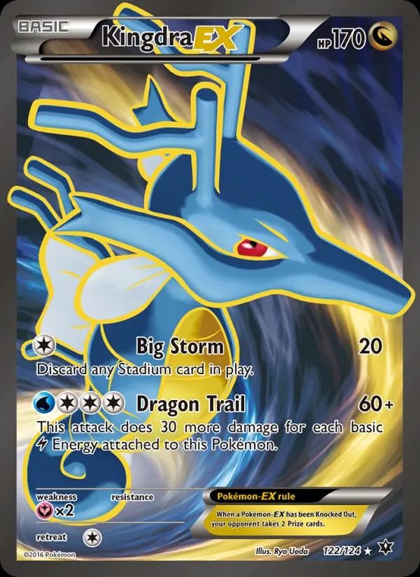 Kingdra EX Fates Collide card