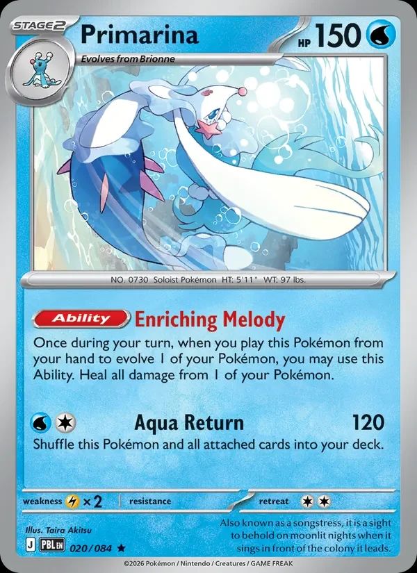 Primarina Pitch Black card