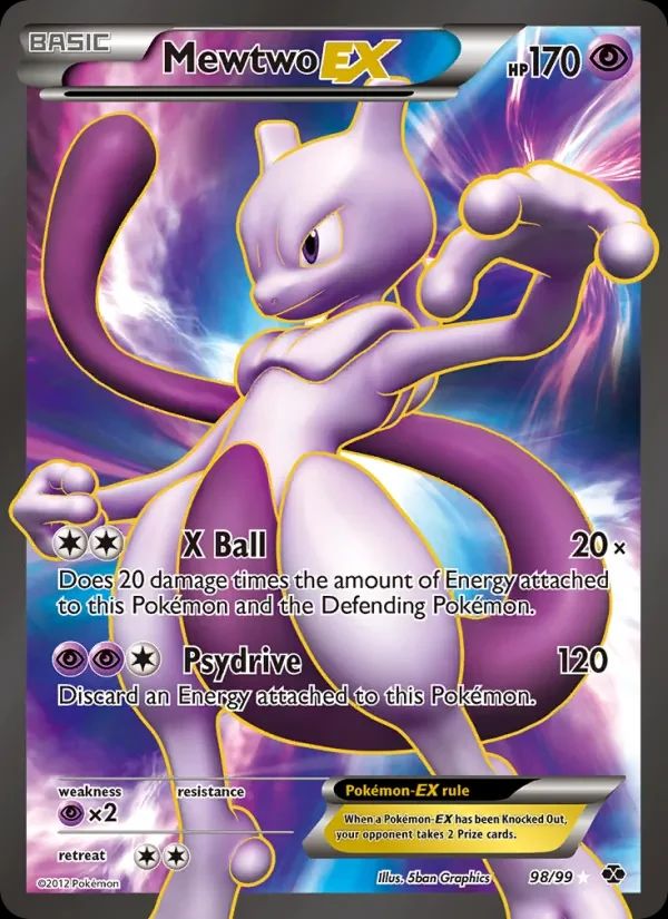 Mewtwo EX Next Destinies card