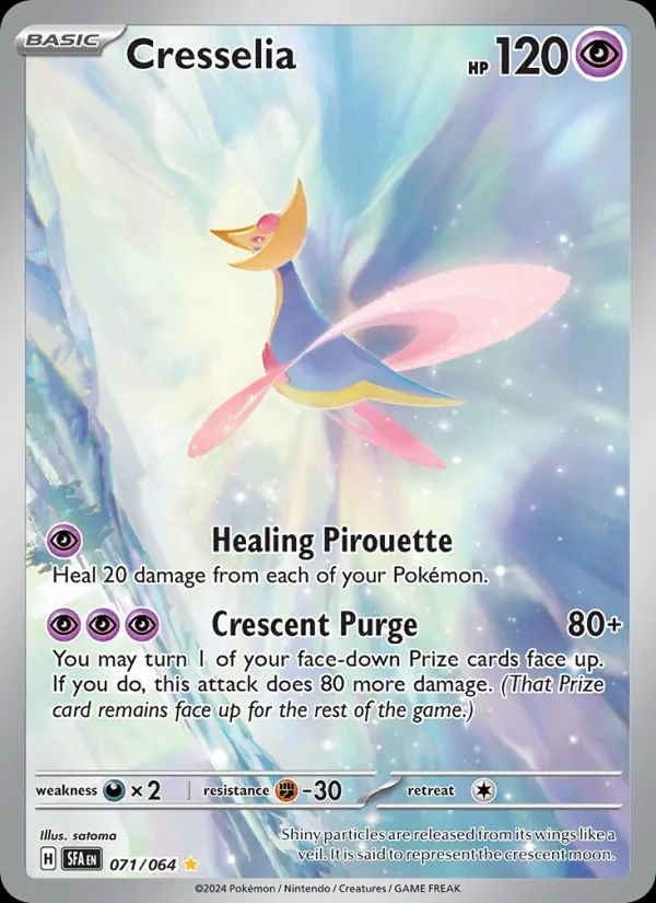Cresselia Shrouded Fable card