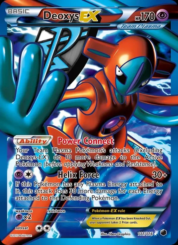 Deoxys EX Plasma Freeze card