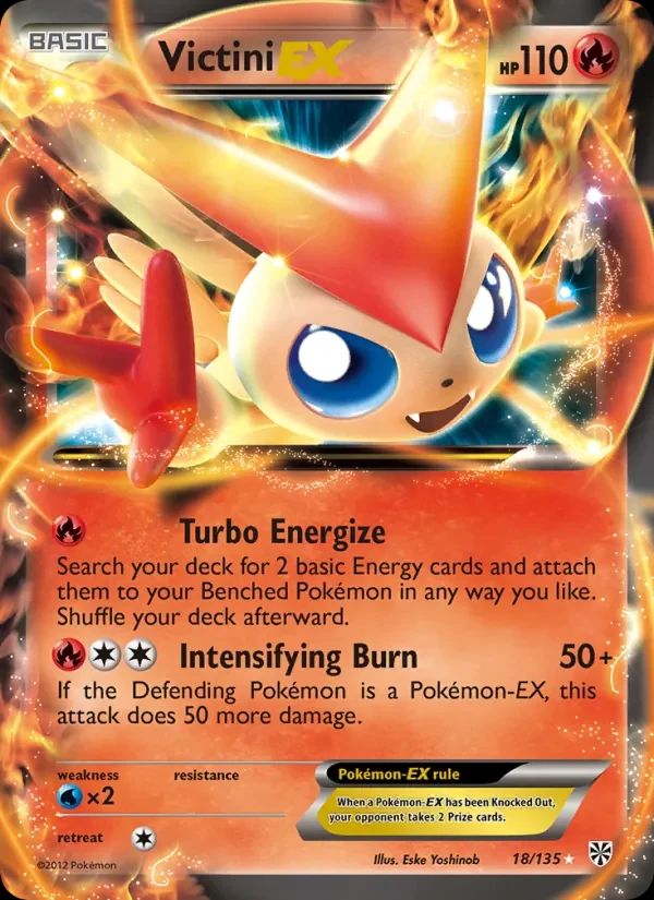 Victini EX Plasma Storm card