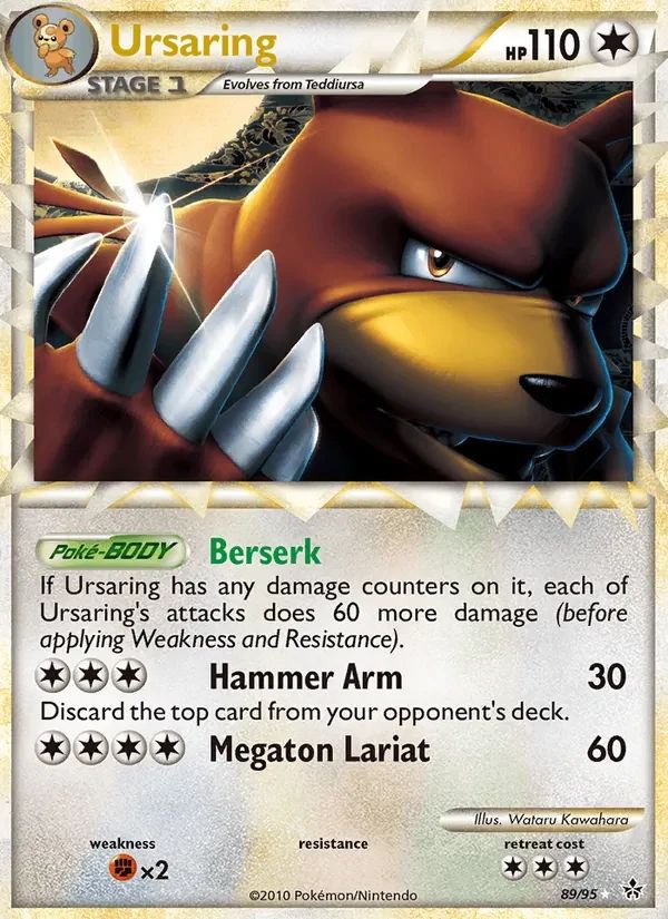 Ursaring Unleashed card