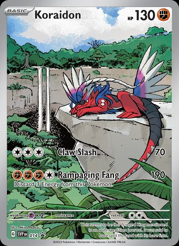 Koraidon SVP Black Star Promos card
