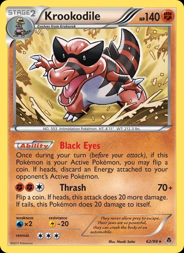 Krookodile Emerging Powers card