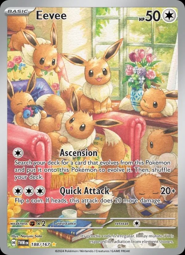 Eevee Twilight Masquerade card