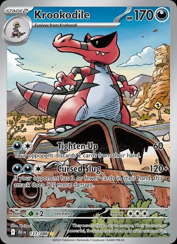Krookodile Black Bolt card