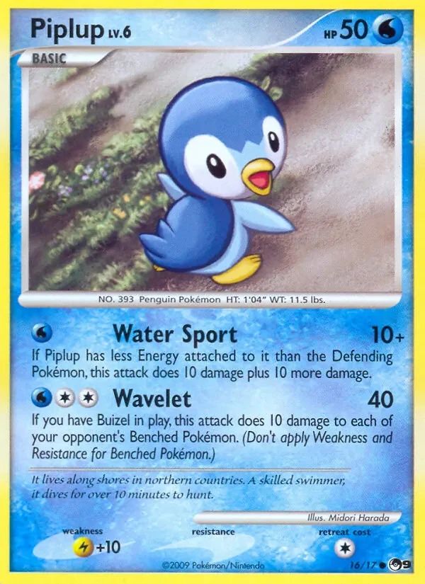 Piplup POP Series 9 card