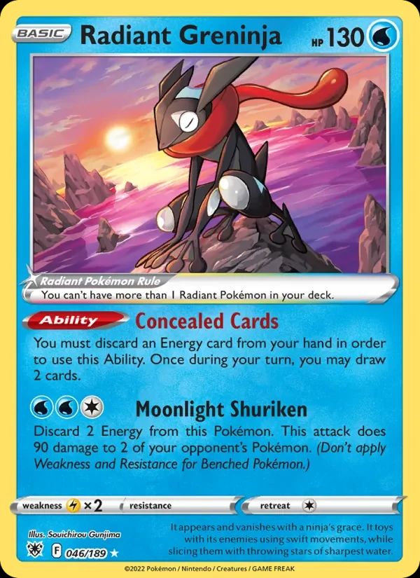 Radiant Greninja Astral Radiance card