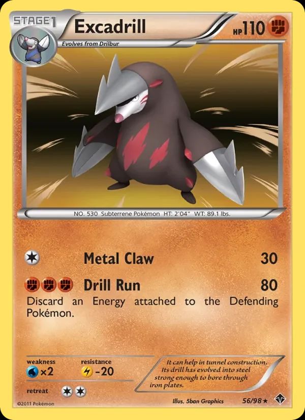 Excadrill Emerging Powers card