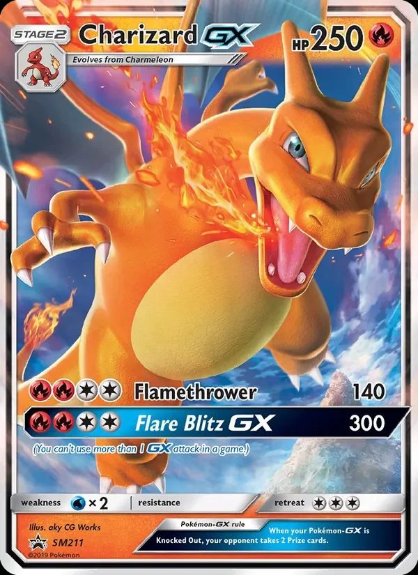 Charizard GX SM Black Star Promos card