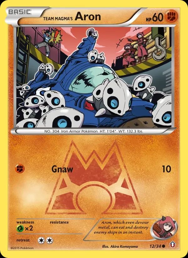 Team Magma's Aron 12