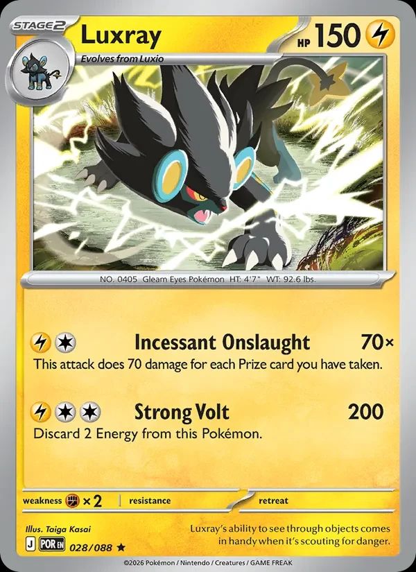 Luxray Perfect Order card