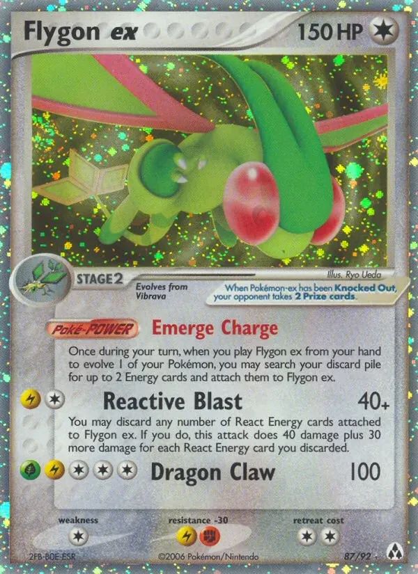 Flygon EX EX Legend Maker card